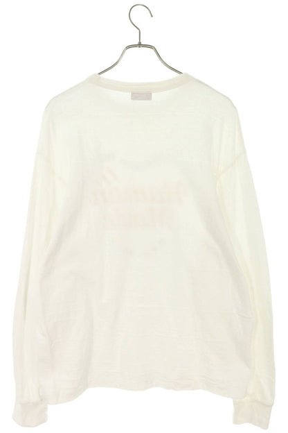 HUMAN MADE Logo Print Long Sleeve T-Shirt White Size XL