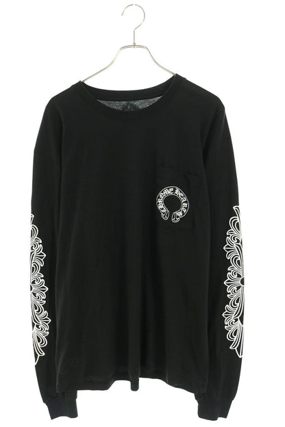 Chrome Hearts CH L S 1 Floral Sleeve T-Shirt Size XL