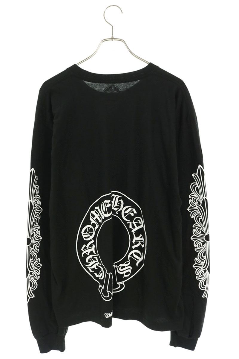 Chrome Hearts CH L S 1 Floral Sleeve T-Shirt Size XL