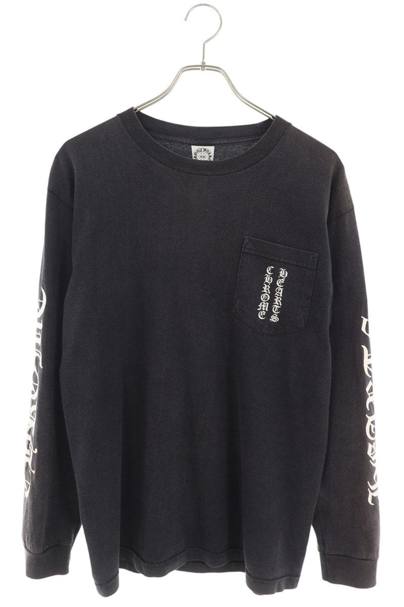 Chrome Hearts VNTG L S Back Scroll Long Sleeve Black Size M