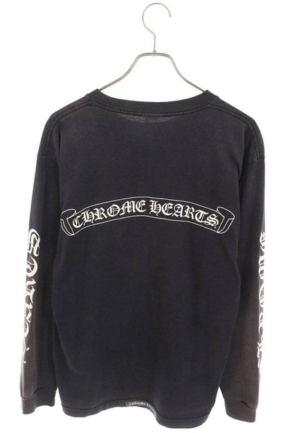 Chrome Hearts VNTG L S Back Scroll Long Sleeve Black Size M