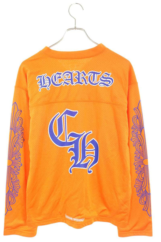 Chrome Hearts MESH WARM UP JERSEY CH Long Sleeve Top Size S
