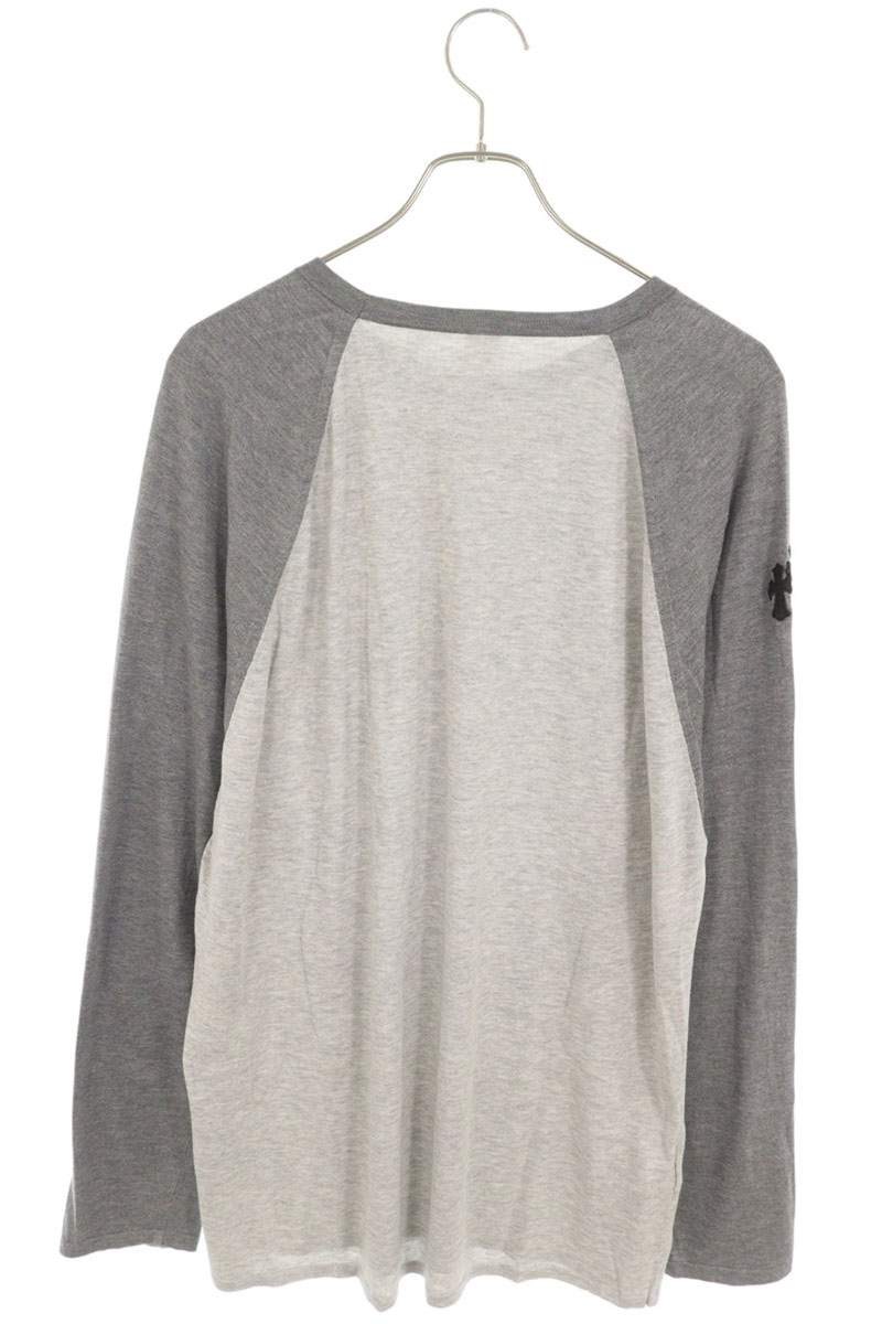 Chrome Hearts U MIXED EMOTIONS Triple Sleeve Gray Size XL