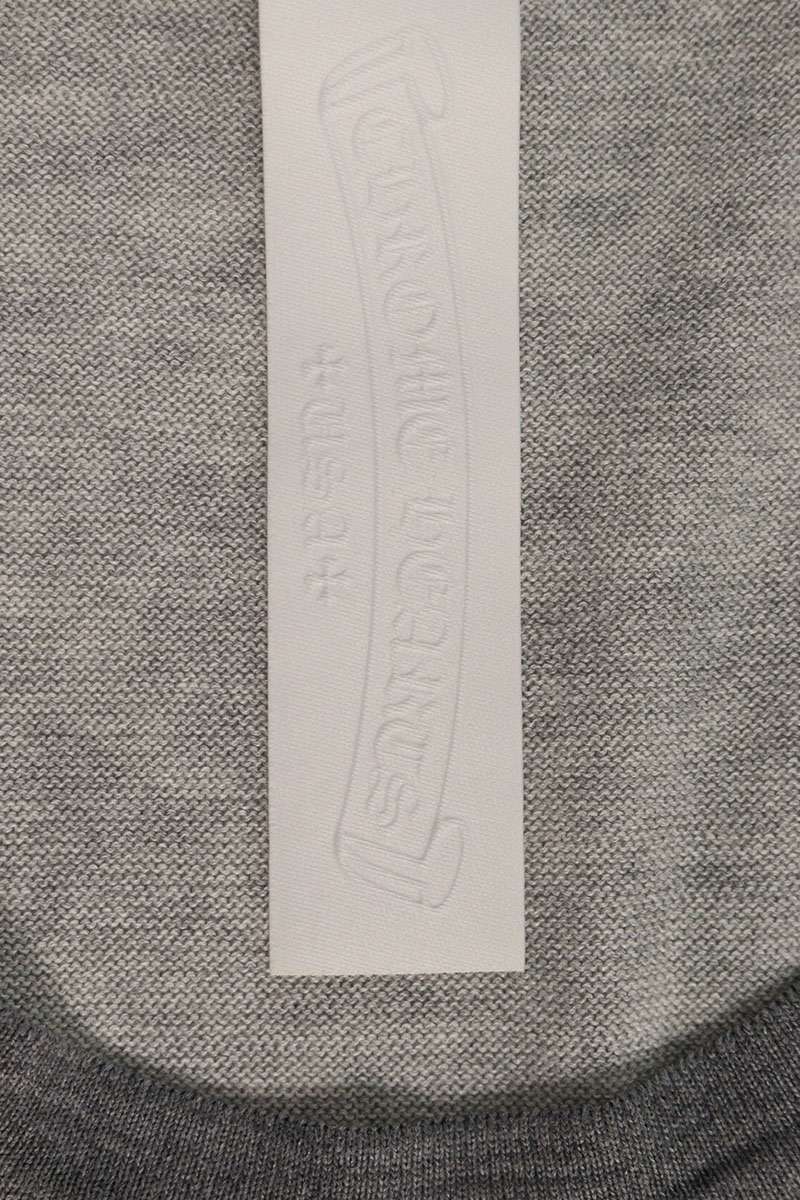 Chrome Hearts U MIXED EMOTIONS Triple Sleeve Gray Size XL