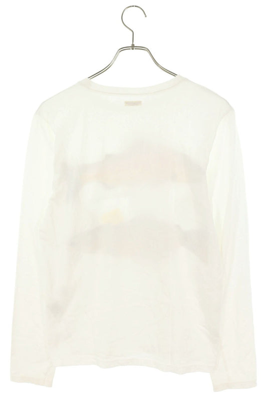 KAPITAL Graphic Print Long Sleeve T-Shirt White/Brown Size 1