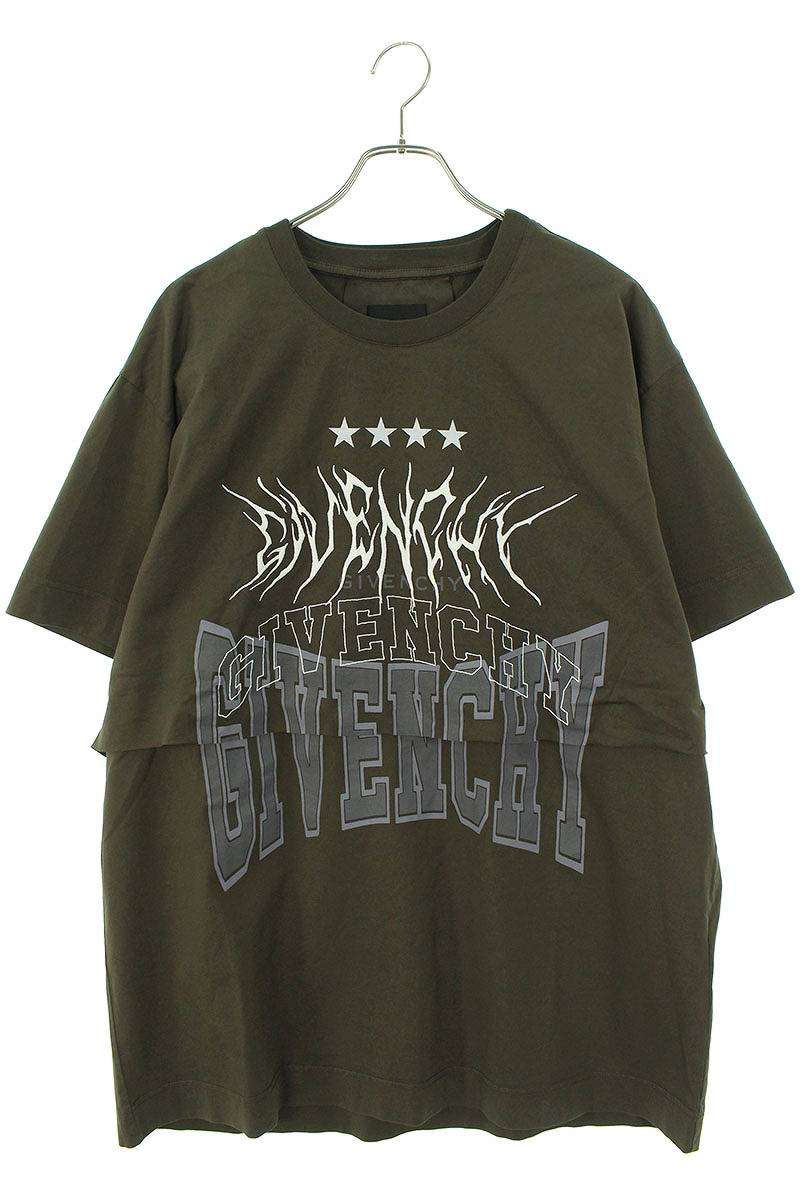 GIVENCHY 22AW Overlap Effect Embroidered Layered Size L