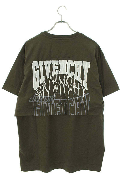 GIVENCHY 22AW Overlap Effect Embroidered Layered Size L