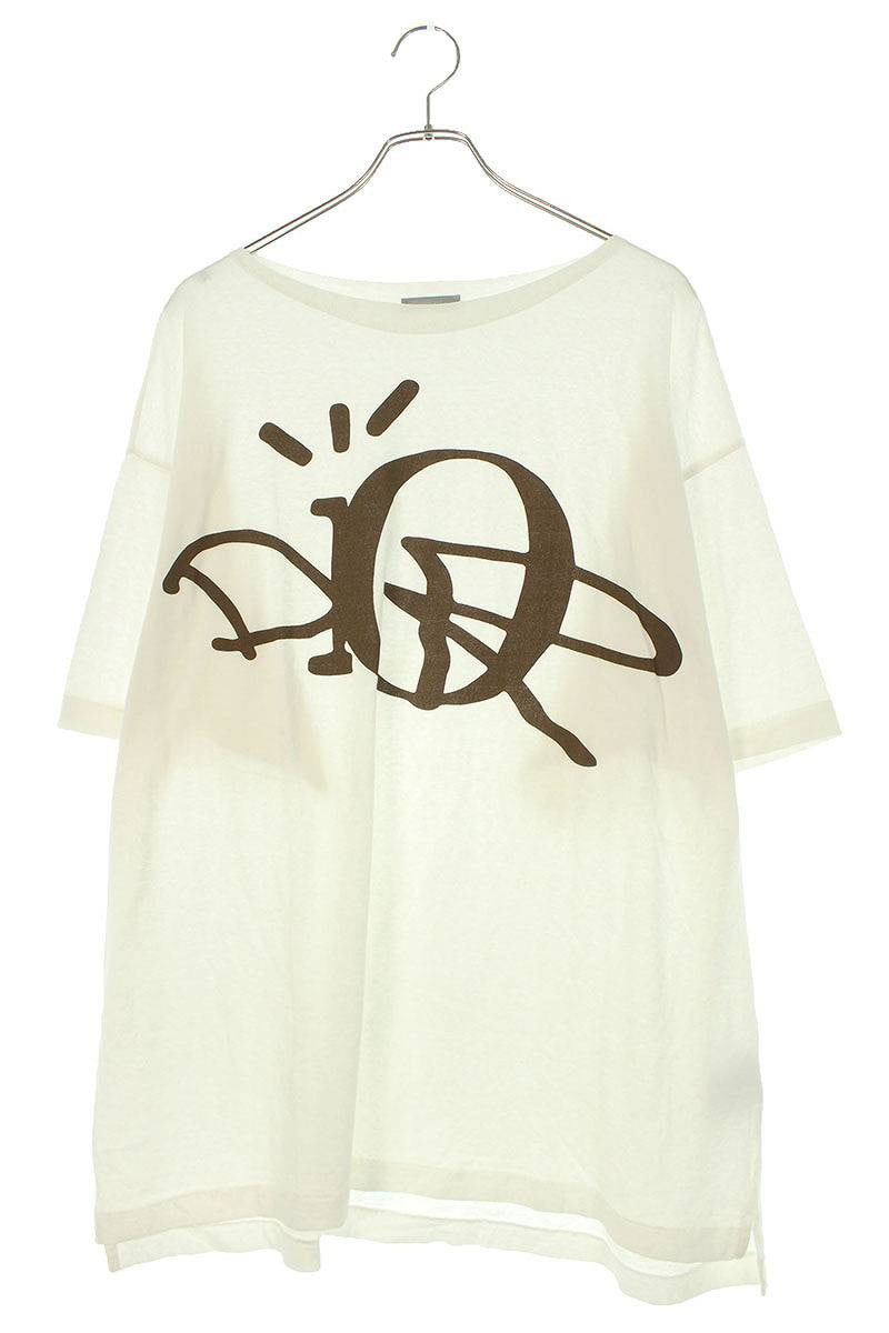 DIOR 22AW Cactus Jack Print T-Shirt White Size L