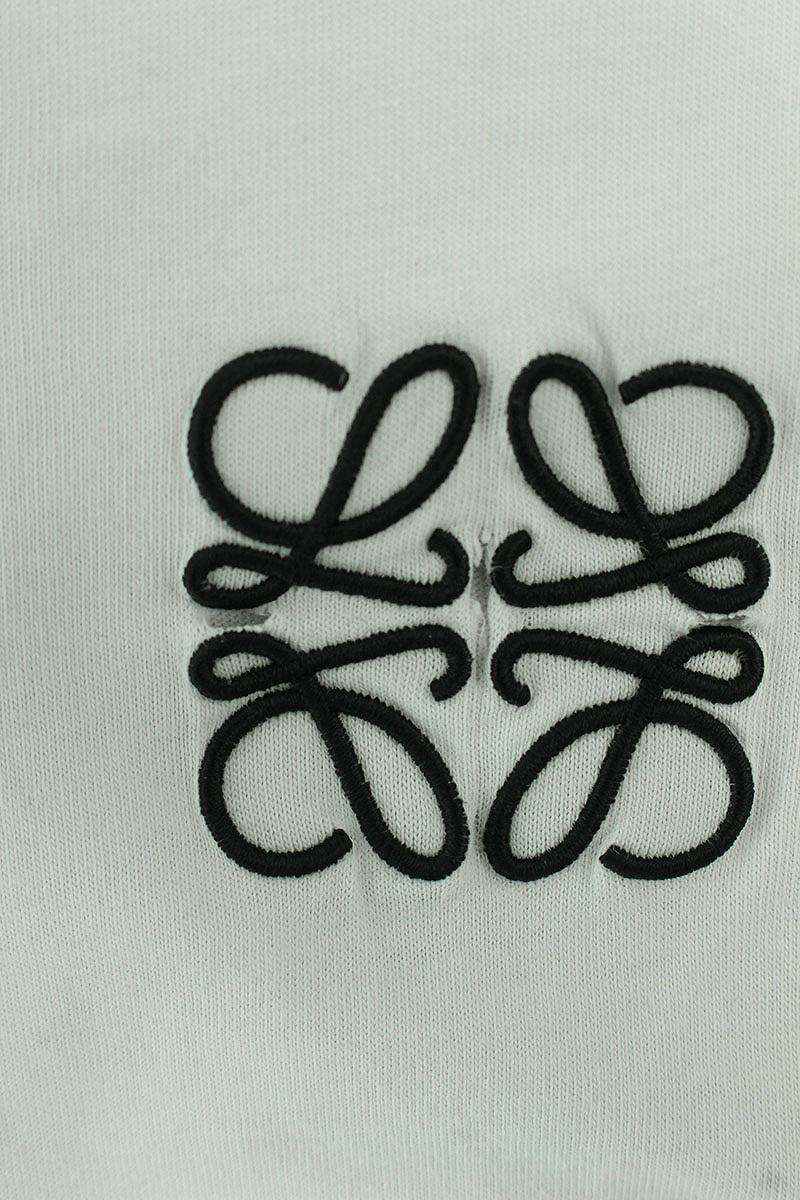 LOEWE Anagram Embroidered T-Shirt White Size L