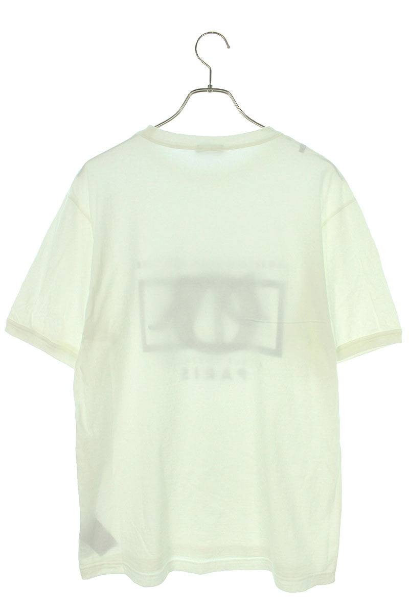DIOR 24SS White Charm Logo Cotton Tee Size M