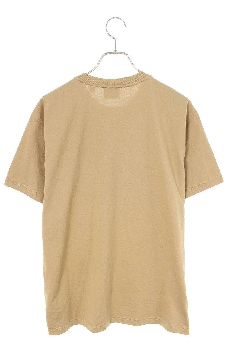 Burberry Brown Embroidered Logo Cotton Tee Size XS