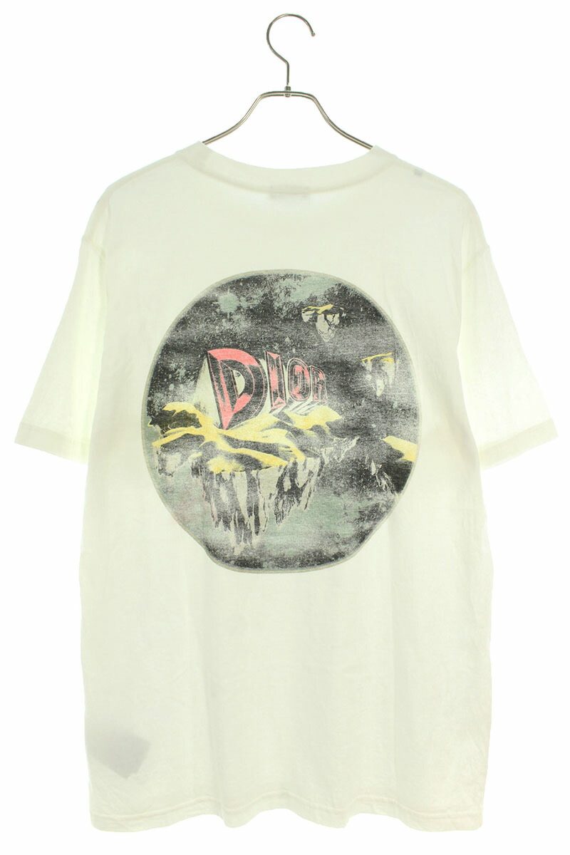 DIOR 23AW White Astero Dior Print Cotton Tee Size M