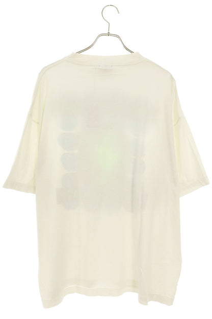SAINT MICHAEL 24AW KISS Print T-Shirt White Size XXL