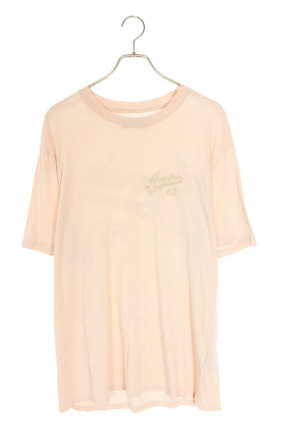 Amiri MRSCJ3 Logo Print T-Shirt Pink Size M