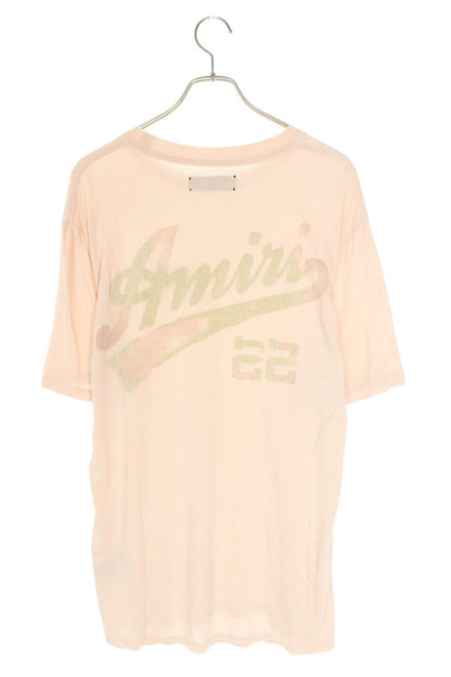 Amiri MRSCJ3 Logo Print T-Shirt Pink Size M