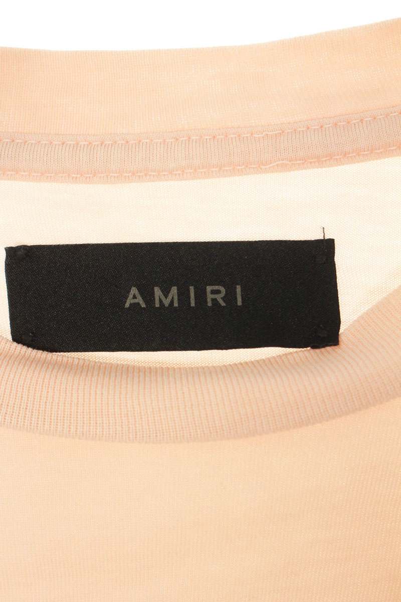 Amiri MRSCJ3 Logo Print T-Shirt Pink Size M