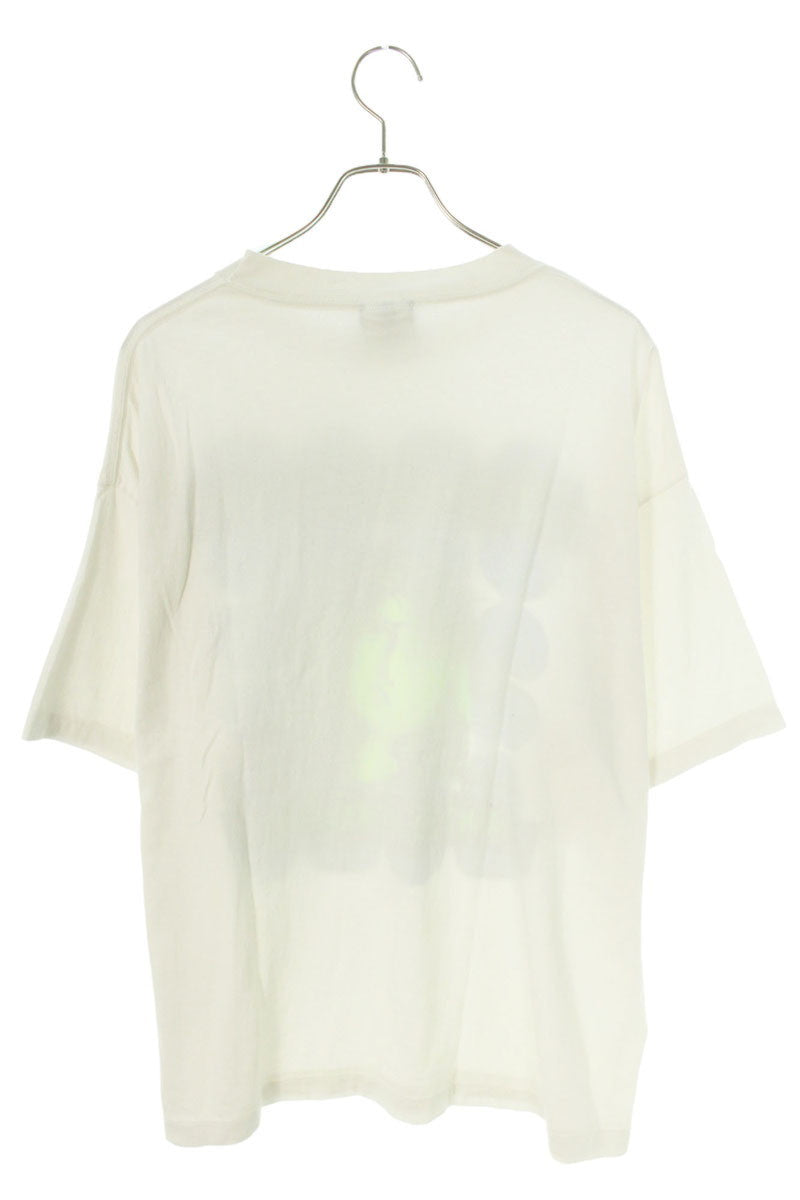 SAINT MICHAEL 24AW KISS Print T-Shirt White Size XL