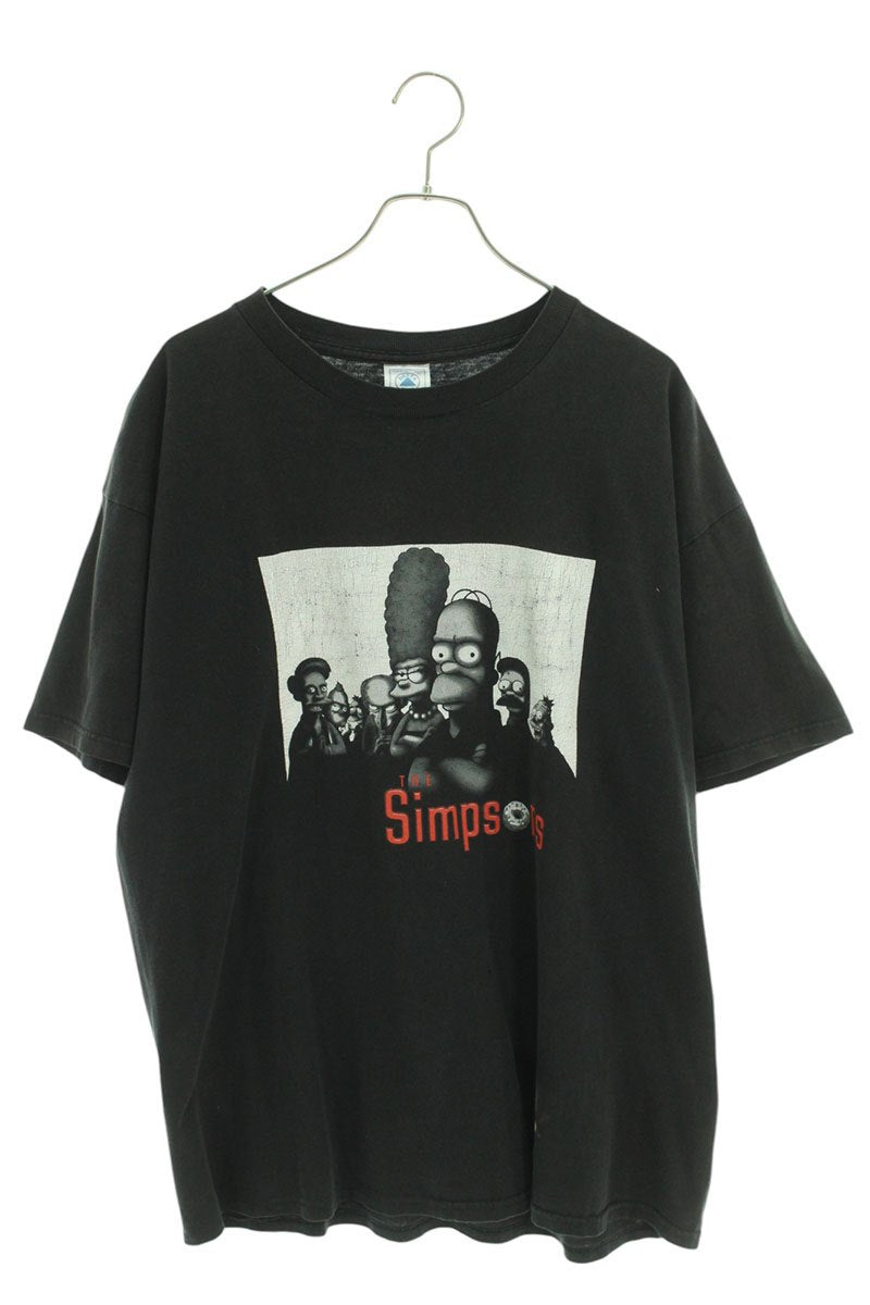VINTAGE Black Character Print Cotton Tee Size XL