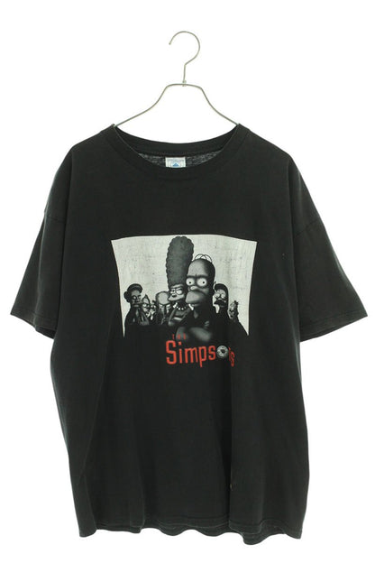 VINTAGE Black Character Print Cotton Tee Size XL