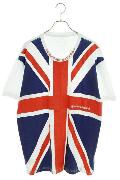 Chrome Hearts CH T-SHRT 1 Union Jack Neck Logo Tee Multi