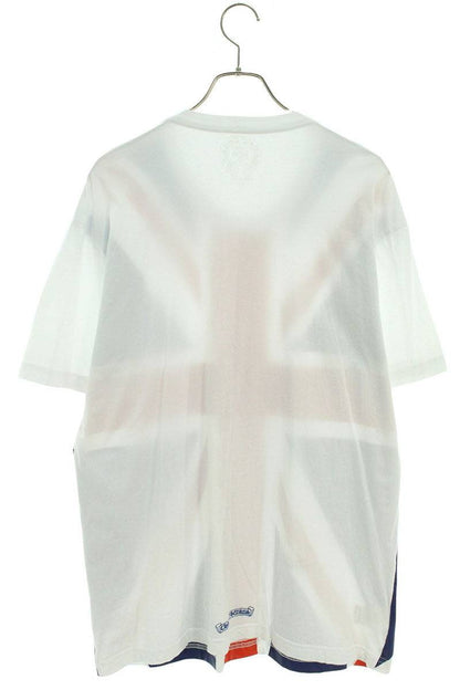 Chrome Hearts CH T-SHRT 1 Union Jack Neck Logo Tee Multi