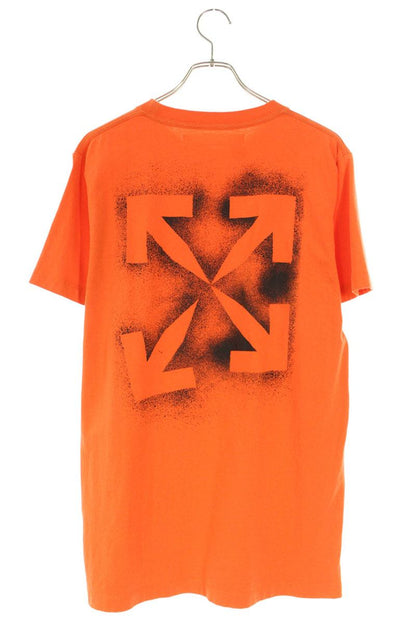 OFF-WHITE Back Arrow Print T-Shirt Orange Size S