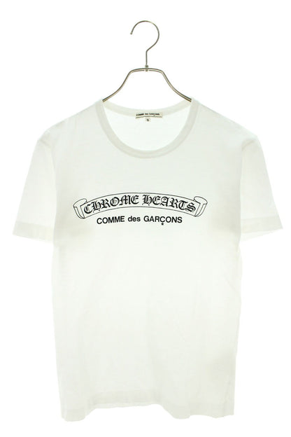 COMME des GARCONS Double Name Logo Tee White Size S