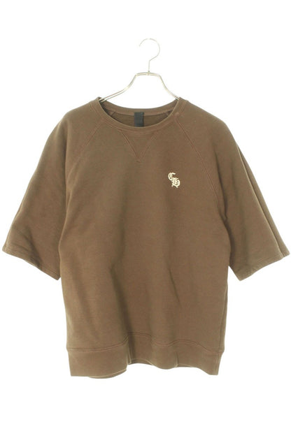Chrome Hearts SLO RIDE CH Embroidered Sweat Tee Brown Size L