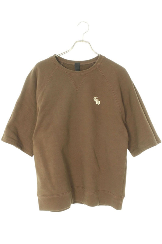 Chrome Hearts SLO RIDE CH Embroidered Sweat Tee Brown Size L