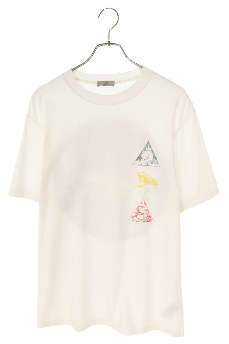 DIOR 23AW White Astero Dior Print Cotton Tee Size S