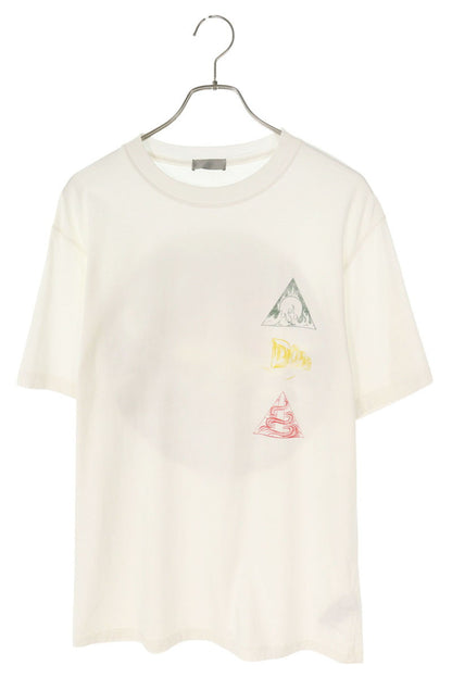 DIOR 23AW White Astero Dior Print Cotton Tee Size S