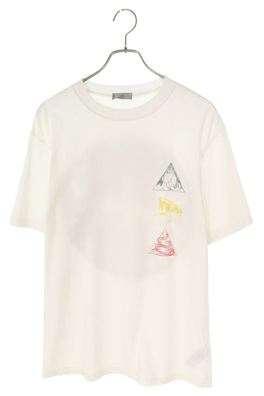 DIOR 23AW White Astero Dior Print Cotton Tee Size S