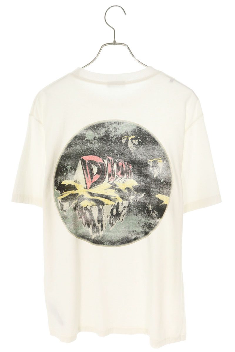 DIOR 23AW White Astero Dior Print Cotton Tee Size S