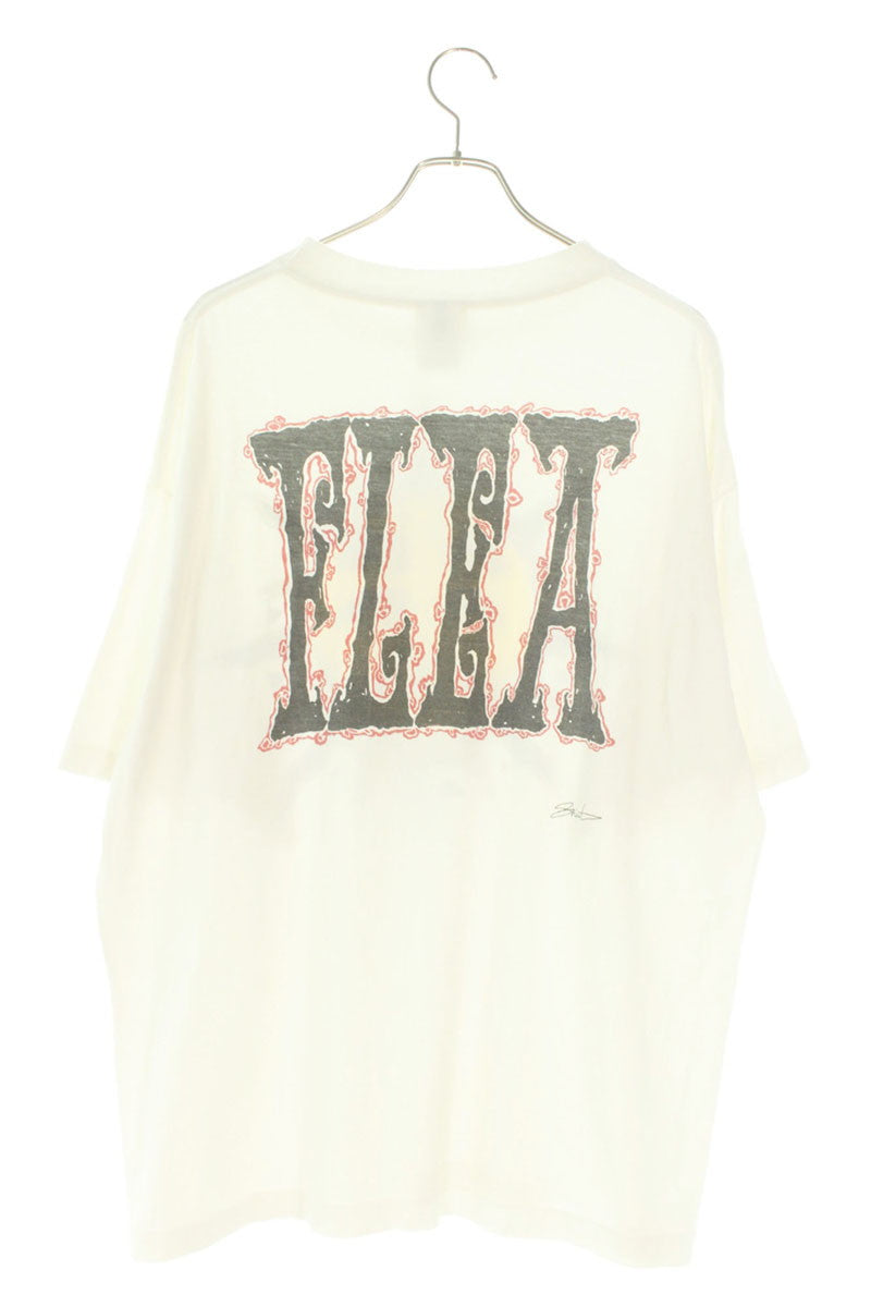SAINT MICHAEL FLEA Print Vintage Tee White Size XL