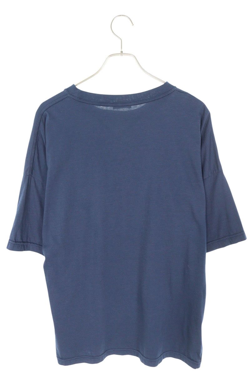 DIOR Logo Embroidered T-Shirt Navy Size L