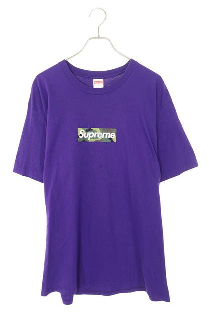SUPREME 23AW Box Logo Tee Purple Size XL