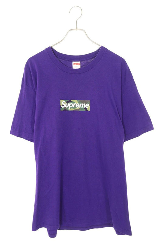 SUPREME 23AW Box Logo Tee Purple Size XL