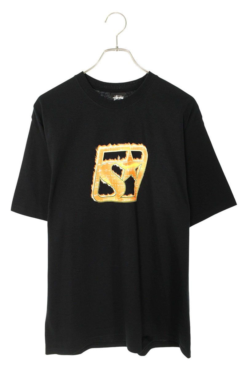 STUSSY 25SS BLAZE TEE Black Size M