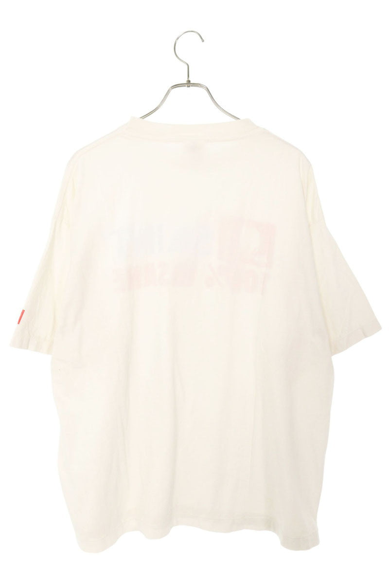SAINT MICHAEL 25SS Insane Print Tee White Size XL