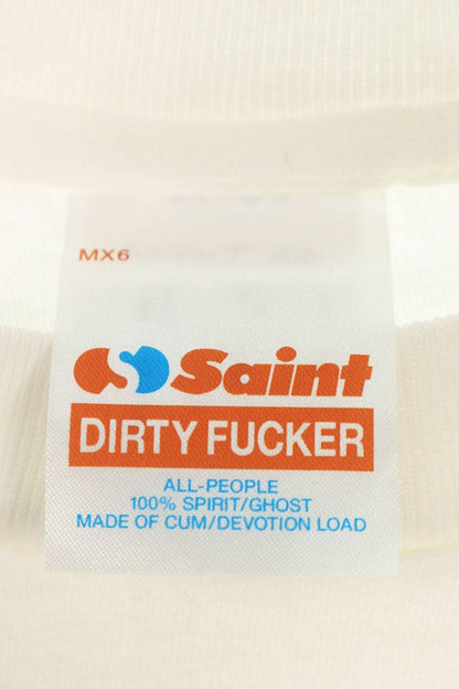 SAINT MICHAEL 25SS Insane Print Tee White Size XL