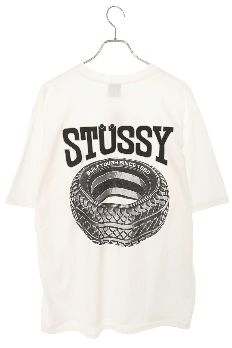 STUSSY 25SS TOUGH TREAD TEE White Size L