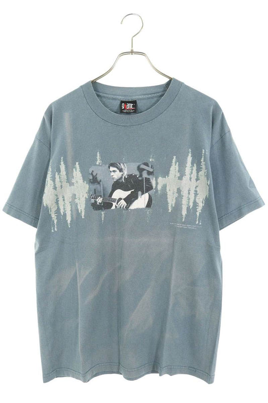 VINTAGE NIRVANA KURT COBAIN MEMORIAL T-Shirt Light Size L