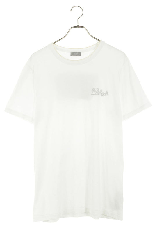 DIOR DIOR AND KENNY SCHARF Cotton Tee White Size L