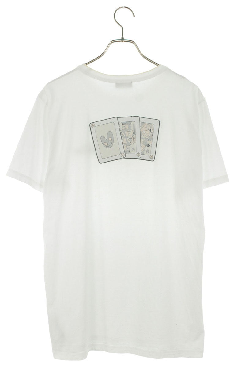 DIOR DIOR AND KENNY SCHARF Cotton Tee White Size L