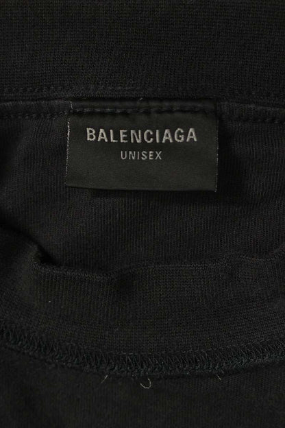 Balenciaga Cotton T-Shirt Black Size S