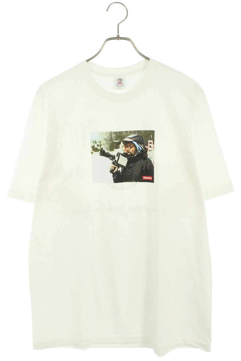 SUPREME 25SS ×40 Acres Spike Tee White Size L