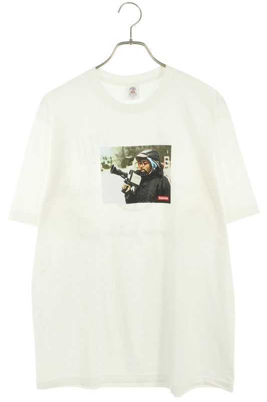 SUPREME 25SS ×40 Acres Spike Tee White Size L