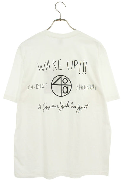 SUPREME 25SS ×40 Acres Spike Tee White Size L