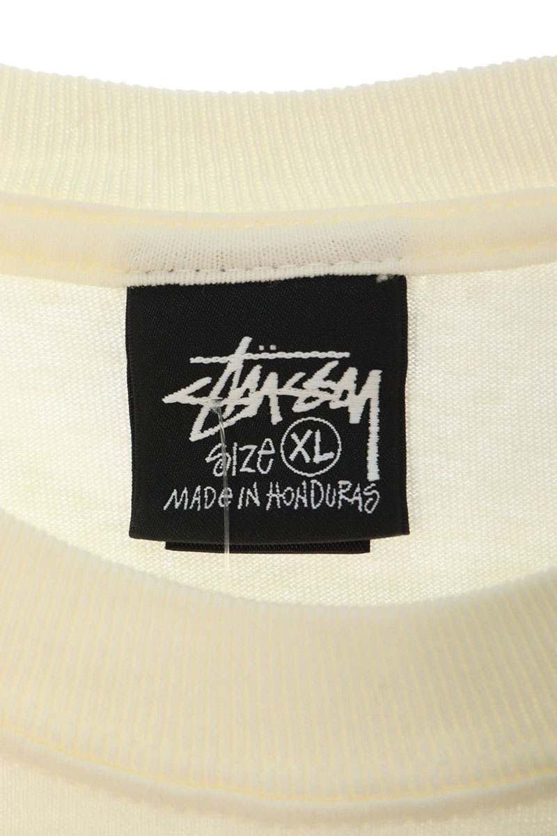 STUSSY 25SS LOW TIDE PIG DYED TEE Off-White Size XL