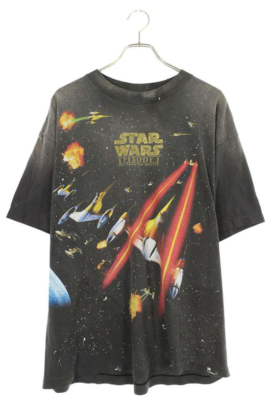 SAINT MICHAEL 25SS Movie Print Tee Black Size L